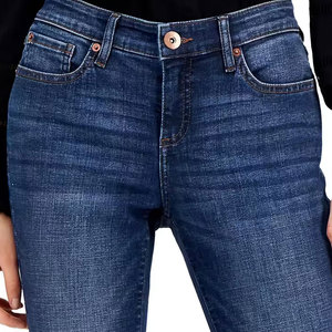 Pantalones Vaqueros de Mujer de Último Diseño a Precio Razonable para Venta en Línea, Pantalones Vaqueros de Mujer de Color Sólido con Múltiples Bolsillos - Product Image 6