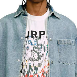 Venta directa de fábrica Primavera Hombres Logotipo personalizado de alta calidad de franela de manga larga Casual Top Camisa Chaqueta de camisa a cuadros - Product Image 4