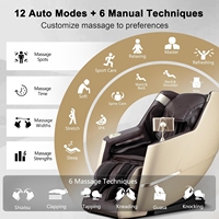 Massage complet du corps Manhattan, zéro gravité, repose-pieds automatique, massage manuel automatique, gain de place, offre un confort ultime et réduit le stress
