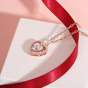 สร้อยคอเพชรรูปหัวใจอินฟินิตี้ Jeulia Custom สำหรับความรัก - Product Image 6