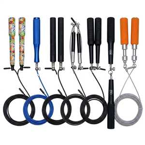 Cuerda de Saltar de Alta Velocidad con Mango de Aluminio, Cable de Acero Recubierto de PVC de 3 mm, Cuerda de Saltar con Rodamientos de Bolas para Fitness, CrossFit y Entrenamiento - Product Image 2
