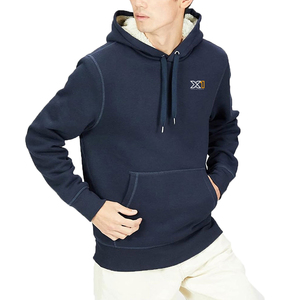 Best Selling Men's Hoodies Stand <b>Collar</b> Woolen Professional Logo Printing High Quality Solid Pattern Winter - Product Image 2