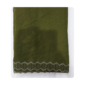 Sari de satén ligero de diseñador moderno con estilo para bodas y fiestas Ropa india y pakistaní - Product Image 1