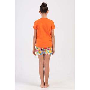 Conjuntos de Ropa para Niñas, Top de Manga Corta y Pantalones Cortos Ovalados con Cuello y Falda de Manga Corta - Tallas 7-8/13-14 - Product Image 1