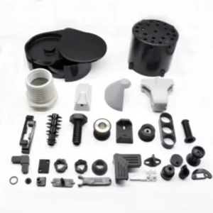 Componente de plástico de ingeniería PTFE de primera calidad, acabado negro brillante, marca ATMANIRBHAR para exportación India - Product Image 1