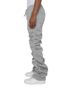 กางเกงวอร์มขาบานผ้าคอตตอน100% ของผู้ชายกางเกง2023พิมพ์โลโก้ได้ตามต้องการ - Product Image 5