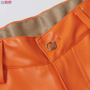 Dernier style de pantalons en cuir pour hommes à vendre Pantalon en cuir de qualité supérieure de bonne qualité à bas prix - Product Image 5