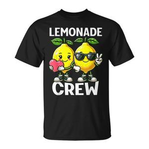 T-Shirt Lemon Stand Lemonade Entrepreneur Crew per Ragazzi e Ragazze - Prodotto Promozionale - Product Image 1