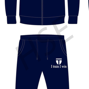 Ensemble survêtement 2 pièces Colorblock Sweat à capuche et jogging athlétique pour homme - Product Image 6