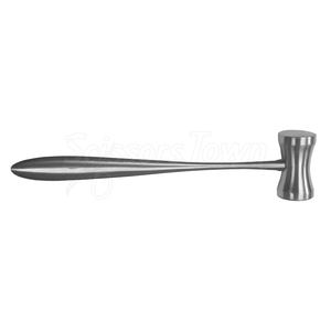Mazo quirúrgico convexo de acero inoxidable con mango resistente para aplicaciones de hueso ortopédico y ENT - Product Image 3