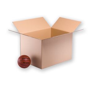 Caisse en carton géante 80x60x55 cm, rigide, double paroi renforcée, grand coffre pour déménagement, taille moyenne, palette Annimas - Product Image 6