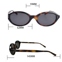 Nouvelles lunettes de soleil en acétate de mode à effet écaille de tortue, personnalisées, haut de gamme, UV400, unisexe