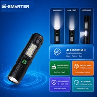 Super lumineux, zoomable, IP65, USB-C, COB+LED, 5 modes, queue magnétique