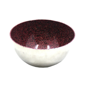 Bol de service alimentaire de forme ronde en fer populaire noir et or fini cuisine et table de service et bols décoratifs en vrac faits à la main - Product Image 4