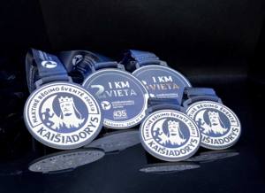 Médaille en acier personnalisée - Impression couleur UV intégrale - Product Image 5