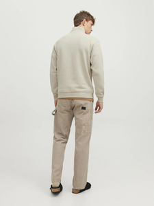 Classic <b>half</b> <b>zip</b> <b>sweatshirt</b> for <b>men</b> made for comfort and simple style ideal for year round layering and relaxed days with Oem - Product Image 2