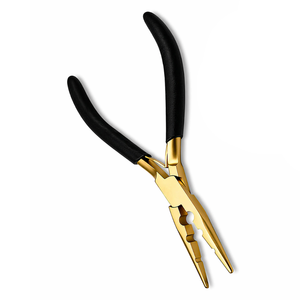 Professional Hair <b>Extension</b> Pliers <b>Micro</b> Ring Nano Bead Crimping Tool Non Slip Grip Salon DIY Styling Tool - Product Image 1