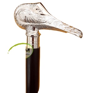 Exclusivo Bastón de Madera con Empuñadura de Latón con Forma de Pájaro |   Bastón de Diseño Hecho a Mano con Empuñadura Decorativa de Pájaro, Regalo Clásico para Hombres - Product Image 1