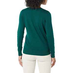 เสื้อสเวตเตอร์คอวีของผู้หญิงเสื้อสเวตเตอร์คอวีระบายอากาศได้ดีสินค้ามาใหม่ล่าสุด - Product Image 4