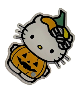 Carreaux de cils en acrylique personnalisables pour Halloween Pince à épiler ovale Design durable Carreaux de cils personnalisés en forme de citrouille et de chat - Product Image 2