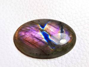 Impresionante piedra preciosa labradorita púrpura Natural forma ovalada cabujón de grado superior para hacer joyería regalo llamativo para ella - Product Image 6