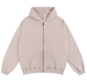 Sweat à capuche oversize personnalisé pour l'hiver, 100% coton, poids lourd, polaire 450 g/m², style vintage Y2K, streetwear pour hommes et unisexe - Product Image 4