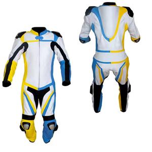 Traje de cuero para carreras de motos, Jersey de carreras de protección completa, traje de motocicleta para hombre, traje de motorista de cuero de Venta caliente hecho a medida - Product Image 4