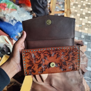 กระเป๋าคลัทช์หนังขนสัตว์ใหม่ทันสมัยกระเป๋าคลัทช์กระเป๋าคลัทช์แบบตะวันตกสำหรับผู้หญิงปรับแต่งขนาดกระเป๋าหนังวัวหนังแท้ - Product Image 2