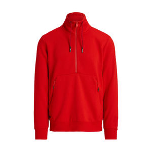 <b>Men's</b> Custom Half <b>Quarter</b> <b>Zip</b> Fleece Crewneck Sweatshirts at Wholesale Prices Breathable Fleece <b>Men's</b> <b>Sweaters</b> - Product Image 2