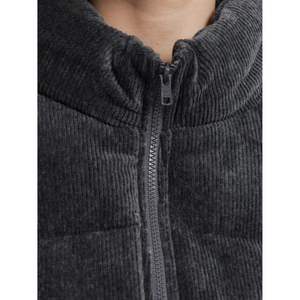 Vestes en duvet matelassées à logo personnalisé Vente en gros Veste bulle zippée à la mode Nouveau design Veste bouffante en velours côtelé pour femmes - Product Image 5