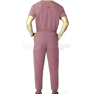 Uniforme Médico para Hombre de Buena Calidad, Totalmente Personalizable, Conjuntos de Uniformes Médicos, Cuello Alto, Manga Corta, Uniforme Médico de Alta Calidad - Product Image 6