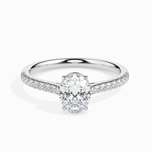 <b>Fine</b> Jewelry Oval Cut Diamond Wedding <b>Ring</b> Lab grown Diamond Engagement <b>Ring</b> 14k Solid Gold Elegant Wedding Moissanite <b>Rings</b> - Product Image 6
