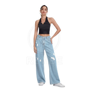 Relaxed <b>Women</b> Baggy <b>Jeans</b> Soft Fabric <b>Women</b> Baggy <b>Jeans</b> Custom <b>Women</b> Baggy <b>Jeans</b> For Daily Comfort Wear - Product Image 5