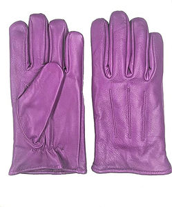 Gants d'hiver pour femmes Gants vintage en cuir d'agneau véritable Gants de conduite en cuir de mouton Vente en gros Mode écran tactile Casual - Product Image 4