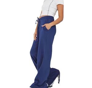 Pantalones de chándal informales de peso pesado de alta calidad de fabricación, pantalones de chándal unisex de algodón 100% con logotipo personalizado para mujer - Product Image 5