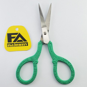 Embroidery Vintage <b>Scissors</b> Stainless Steel Printed Handle Powder Coated Printing - Product Image 4