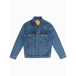 <b>Vintage</b> Denim Long-Sleeved Men's Jeans Jacket for Men Basic Solid Color Ripped Hole Washed Lapel Casual Hip Hop Streetwear - Product Image 5