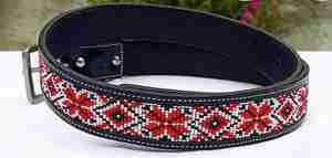 Cinturón de cuentas occidental genuino hecho a medida de alta calidad con diseño de tachuelas fabricado y exportado desde la India - Product Image 2