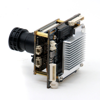 4mm lensa Starlight IMX664 IP modul kamera Starvis 2 4MP 60fps Kamera CCTV papan PCB Hi3519DV500 SIP-K664K5BF14mm
