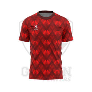 T-shirt de sport personnalisé pour hommes Tissu de bambou tissé Impression par sublimation du fabricant Conception personnalisée - Product Image 1