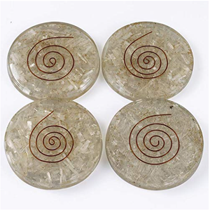 หินควอตซ์คริสตัลหินโมราสไลซ์ชิปควอตซ์หินอัญมณีออร์โกไนต์สำหรับตกแต่ง - Product Image 1