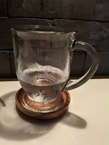 Sous-verres en bois rustiques fabriqués à la main Ensemble de sous-verres en pierre durables élégants par l'artisanat du croissant - Product Image 4