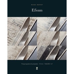 พรมโพลีโพรพิลีนและโพลีเอสเตอร์ขายส่ง EFSUN EF002 สีเทา ผลิตด้วยเครื่องจักร พรมตุรกีสำหรับห้องนั่งเล่น โครงการโรงแรม - Product Image 3