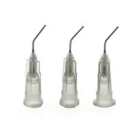 Jeringas desechables con punta de aguja predoblada y aguja, aguja dental desechable médica para dientes multiusos