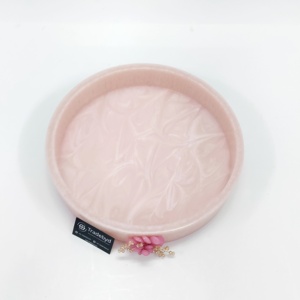 Bandeja de Servicio de Resina de Primera Calidad Personalizada con Asas Doradas, Diseño Moderno de Hojas, Móvil, para Uso en el Hogar, Hoteles y Restaurantes, Tradebyd - Product Image 2