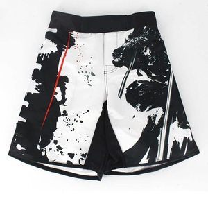 Custom Design Sublimation MMA <b>Shorts</b> <b>Men</b> Spandex Compression High Split Grappling Quick Dry MMA <b>Shorts</b> - Product Image 1