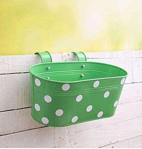 Metal Galvanized Iron Hanging Flower Pot Vase <b>Planter</b> Indoor Hanging <b>Garden</b> Patio <b>Planter</b> - Product Image 5