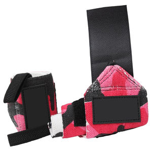 Poignets de gymnastique en coton et nylon avec meilleur logo personnalisé Poignets de soutien des mains pour le sport Poignets de boxe d'haltérophilie pour hommes - Product Image 1