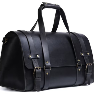 กระเป๋าดัฟเฟิลกระเป๋าวินเทจหนังแท้แท้แท้แท้แท้แท้แท้สำหรับชายและหญิงกระเป๋าเดินทางแบบเบาสำหรับเดินทางไปเที่ยวสุดสัปดาห์ท่องเที่ยวแบบสปอร์ต - Product Image 3