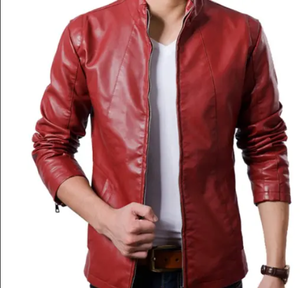 Vestes en cuir de qualité supérieure à col montant pour hommes, veste en cuir à fermeture éclair à col montant, toutes les couleurs et tailles, personnalisable - Product Image 6